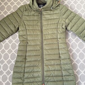SAVE THE DUCK green Puffer Jacket